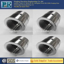 High demand customized cnc machining stainless steel pipe coupling